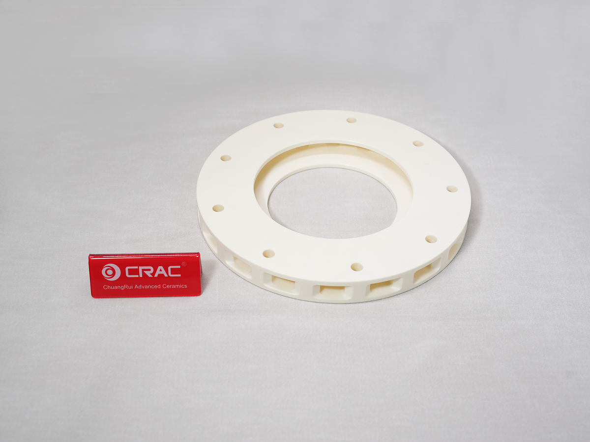 Ceramic dispersion disc manufacturing design